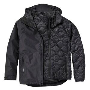 L.L. Bean Men's Wildcat 3-in-1 Jacket Midnight/Black Medium